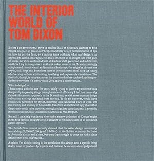Bild des Verkufers fr The Interior World of Tom Dixon zum Verkauf von WeBuyBooks