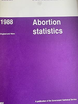 Bild des Verkufers fr Abortion Statistics: England and Wales (AB No 15 S.) zum Verkauf von Textbooks from Sam