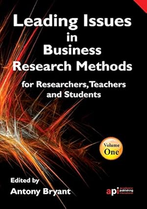 Bild des Verkufers fr Leading Issues in Business Research Methods for Researchers, Teachers and Students zum Verkauf von WeBuyBooks