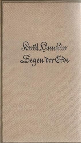 Imagen del vendedor de Segen der Erde : Roman. Knut Hamsun. [bers. von Pauline Klaiber-Gottschau. Rev. u. hrsg. von J. Sandmeier] a la venta por Schrmann und Kiewning GbR