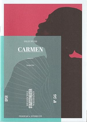 Seller image for Programmheft Georges Bizet CARMEN Premiere 14. September 2019 Spielzeit 2019 / 2020 Heft 56 for sale by Programmhefte24 Schauspiel und Musiktheater der letzten 150 Jahre