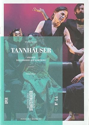 Seller image for Programmheft Richard Wagner TANNHUSER Premiere 19. November 2017 Spielzeit 2017 / 2018 Heft 44 for sale by Programmhefte24 Schauspiel und Musiktheater der letzten 150 Jahre