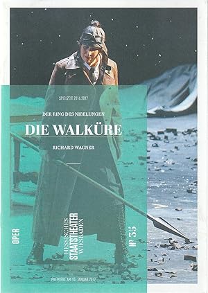 Seller image for Programmheft Richard Wagner DIE WALKRE Premiere 15. Januar 2017 Spielzeit 2016 / 2017 Heft 35 for sale by Programmhefte24 Schauspiel und Musiktheater der letzten 150 Jahre