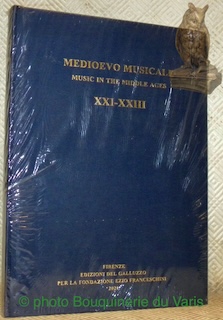 Bild des Verkufers fr Medioevo musicale. Music in the Middle Ages. XXI-XXIII. zum Verkauf von Bouquinerie du Varis