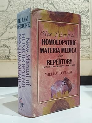 Immagine del venditore per New Manual of Homeopathic Materia Medica & Repertory. With relationship of remedies. venduto da Librera Miau
