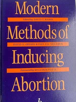 Seller image for Modern methods of inducing abortion for sale by Textbooks from Sam