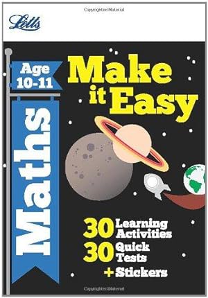 Imagen del vendedor de Letts Make It Easy Complete Editions - Maths Age 10-11 a la venta por WeBuyBooks