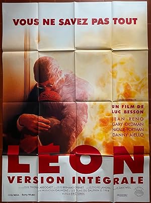 Affiche LEON Luc Besson JEAN RENO Natalie Portman 120x160cm