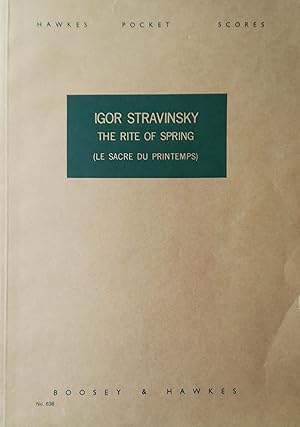 Immagine del venditore per The Rite of Spring (Le sacre du Printemps). Pictures from pagan Russia in two parts by Igor Stravinsky and Nicolas Roerich. Re-engraved edition 1967. venduto da Versandantiquariat Ruland & Raetzer