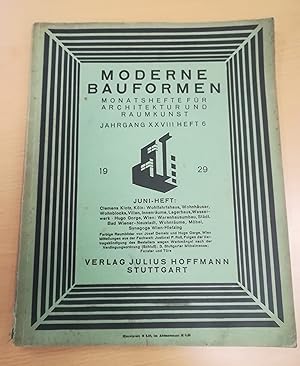 Moderne Bauformen: Monatshefte für Architektur und Raumkunst. Jahrgang XXVIII. Heft 4. April 1929