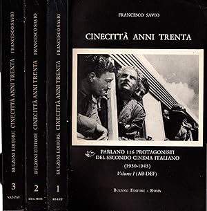 Imagen del vendedor de Cinecitt Anni trenta - 3 vol a la venta por iolibrocarmine