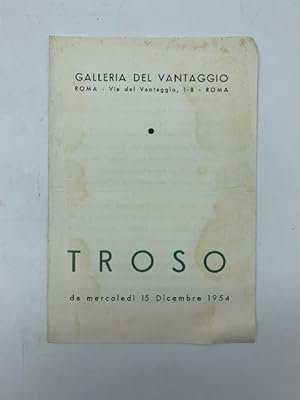 Fernando Troso. Galleria del Vantaggio, Roma (pieghevole)