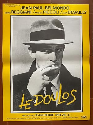 Affiche cinéma LE DOULOS Jean-Pierre Melville JEAN-PAUL BELMONDO 40x60cm