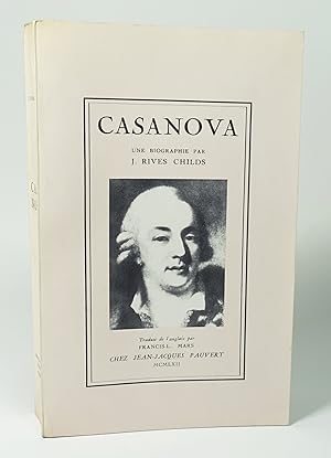 Bild des Verkufers fr Casanova. Biographie zum Verkauf von Librairie L'Autre sommeil