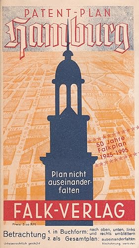 Patent-Plan Hamburg "50 Jahre Falkplan 1945-1995"