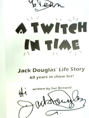 Bild des Verkufers fr A Twitch in Time: Jack Douglas' Life Story - 60 Years in Show Biz! zum Verkauf von World of Rare Books