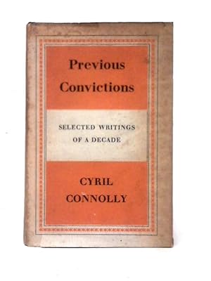 Imagen del vendedor de Previous Convictions a la venta por World of Rare Books