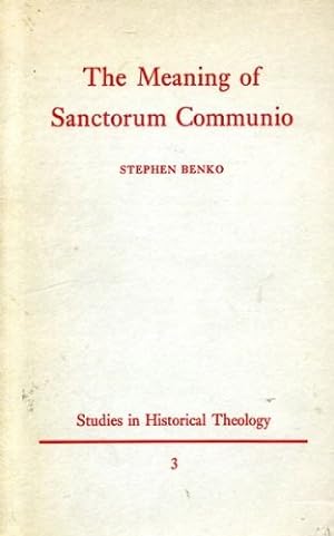 Seller image for The Meaning of Sanctorum Communio for sale by Redux Books