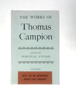 Seller image for Campion's Works for sale by World of Rare Books