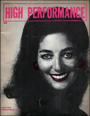 Image du vendeur pour High Performance, Issue 15, Vol. 4, No. 3 (1981) The Performance Art Quarterly mis en vente par Specific Object / David Platzker