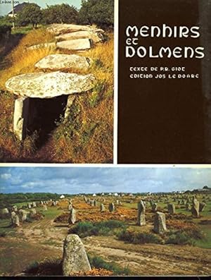 Bild des Verkufers fr MENHIERS ET DOLMENS zum Verkauf von Ammareal