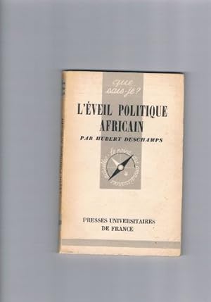 Imagen del vendedor de L'veil politique africain : Par Hubert Deschamps a la venta por Ammareal