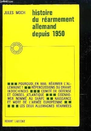 Imagen del vendedor de Histoire du rarmement allemand depuis 1950. a la venta por Ammareal