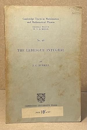 Imagen del vendedor de The Lebesgue Integral a la venta por San Francisco Book Company