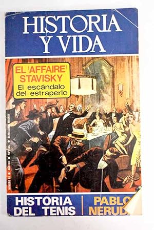 Imagen del vendedor de Historia y Vida, n 88 JULIO 1975:: El affaire Stavisky; El escndalo del estraperlo; Historia del tenis. Del Jeu de Paume a la Copa Davis; El interrogatorio de Jos Antonio Primo de Rivera; Espaoles en el asedio de Bir Hakeim; La ltima cancin de Edith Piaf; Los moriscos aragoneses y las libertades de Aragn; Testimonios de la Guerra de Espaa. Tab; El fusilamiento de Salou o el sexto sentido; Marco histrico de un magnicidio. Muerte del rey Faisal a la venta por Alcan Libros