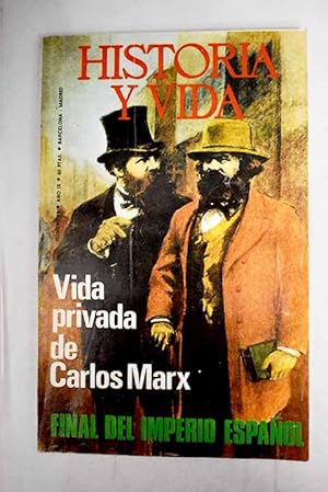 Bild des Verkufers fr Historia y Vida, n 98 MAYO 1976:: La vida privada de Carlos Marx; Testigo Directo. Cmo murieron tres corresponsales de guerra extranjeros en Teruel; El t, de Oriente a Occidente; El asesinato de los reyes Alejandro I y Draga, de Servia; En la Espaa del siglo XVII. La jornada de un hidalgo; Josefina Bonaparte y su insoportable tren de vida; En la estela del Arca de No; El final del Imperio espaol en Oceana. La venta de las islas Marianas, Carolinas y Palaos zum Verkauf von Alcan Libros