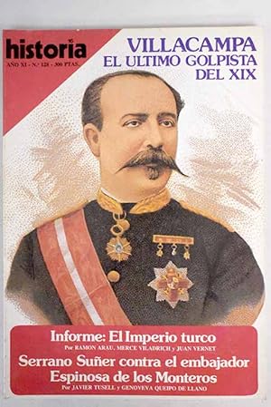 Imagen del vendedor de Historia 16, Ao 1986, n 128:: Manuel Ruiz Zorrilla, el ltimo conspirador; La Asociacin Republicana Militar; El enfrentamiento Serrano Ser-Eugenio Espinosa de los Monteros: el ministro de Exteriores, los militares y la entrada en la guerra mundial; El exilio francs de Goya; El Imperio turco: acontecimientos histricos; El Imperio turco: economa y sociedad; El Imperio turco: literatura; El ms asombroso rcord de caza area; Orfeo en Amrica. San Francisco Solano: evangelizacin y msica a la venta por Alcan Libros