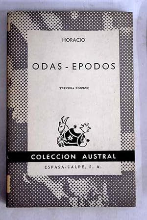 Imagen del vendedor de Odas-Epodos a la venta por Alcan Libros