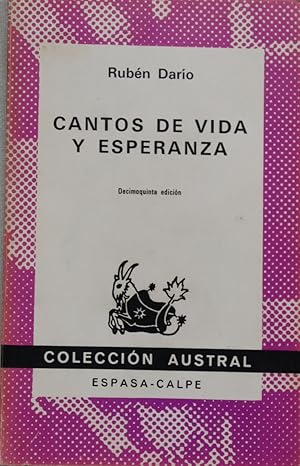 Imagen del vendedor de Cantos de vida y esperanza a la venta por Librera Alonso Quijano