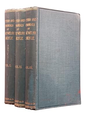 Seller image for Letters and Memorials of Jane Welsh Carlyle (Complete Set in Three Volumes) for sale by Bowman Books