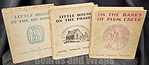 Set of Laura Ingalls Wilder Books: Little House in the Big Woods, Little House on the Prairie, an...