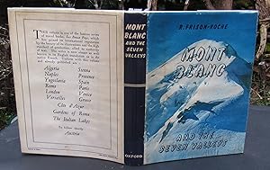 Imagen del vendedor de Mont Blanc And The Seven Valleys -- 1961 FIRST EDIITON a la venta por JP MOUNTAIN BOOKS