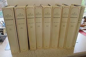 Seller image for The history and antiquities of the county of Leicester. Volume I, Parts I & II; Volume II, Parts I & II; Volume III, Parts I & II; Volume IV, Parts I & II (8 books) + The history and antiquities of the county of Rutland for sale by Aucott & Thomas