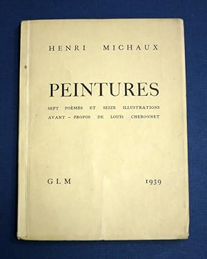 PEINTURES. Sept Poemes et Seize Illustrations Avant - Propos de Louis Cheronnet. [PAINTINGS. Seve...