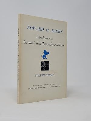 Immagine del venditore per Introduction to Geometrical Transformations - Complementary Series in Mathematics, Volume Three venduto da Munster & Company LLC, ABAA/ILAB