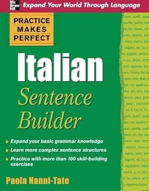 Immagine del venditore per Practice Makes Perfect Italian Sentence Builder (Practice Makes Perfect Series) venduto da WeBuyBooks