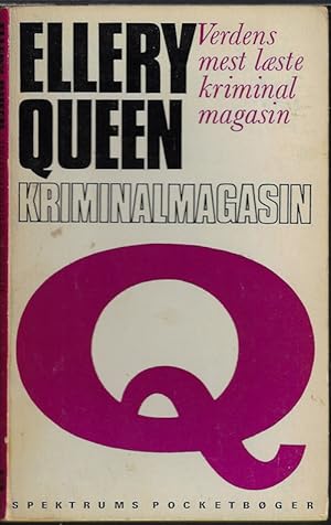 Imagen del vendedor de ELLERY QUEEN KRIMINALMAGAZINE 6; Verdens Mest Laeste Kriminal Magasin 1970 a la venta por Books from the Crypt