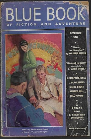 Imagen del vendedor de BLUE BOOK Magazine: December, Dec. 1937 ("Tarzan and The Elephant Men") a la venta por Books from the Crypt