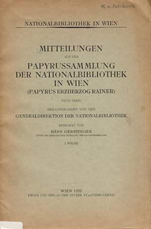Griechische literarische papyri I.