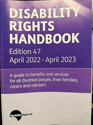 Seller image for Disability Rights HandBook 47th Edition for sale by LawBooksellers