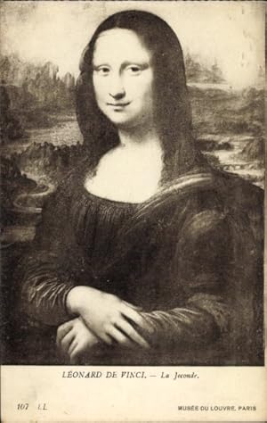 Künstler Ansichtskarte / Postkarte da Vinci, Leonardo, La Joconde, Mona Lisa