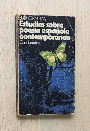 ESTUDIOS SOBRE POESÍA ESPAÑOLA CONTEMPORÁNEA