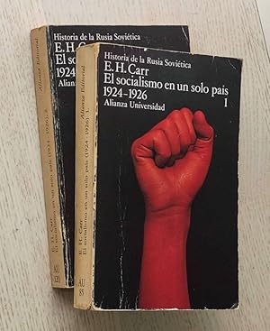 Imagen del vendedor de EL SOCIALISMO EN UN SOLO PAS. Historia de la Rusia sovitica (1924-1926) (tomos 1 y 2) a la venta por MINTAKA Libros