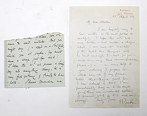 Seller image for An Original Hand Written and Signed Letter by Writer John Ruskin to possibly Constance F. Gordon-Cumming. for sale by Lasting Words Ltd