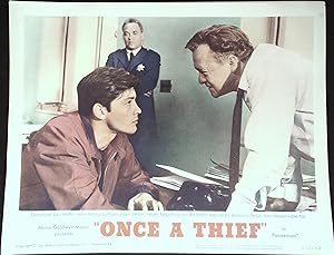 Immagine del venditore per Once a Thief Lobby Card #2 1965 Van Heflin & Alain Delon! venduto da AcornBooksNH