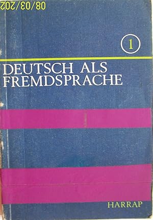 Imagen del vendedor de Deutsch als Fremdsprache: Student's Bk. 1 a la venta por Books and Bobs